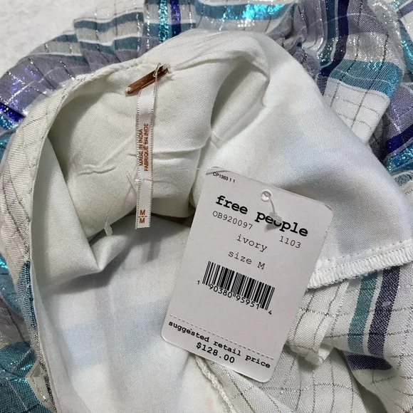 Free People NWT Oversized Mini Dress Women M - Picture 9 of 10